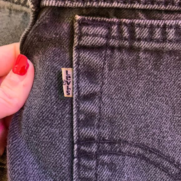 Levis 900 Series Silver Tab Mom Jeans size 27 x 31 USA Vintage Denim Gray - Picture 13 of 14